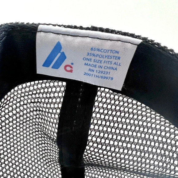 Sturgis Motorcycle Rally Vintage Oval Gray & Black Mesh Snap Back Hat One Size - Picture 7 of 7